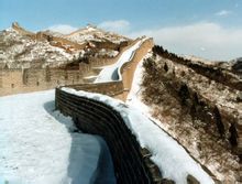 八达岭长城雪景